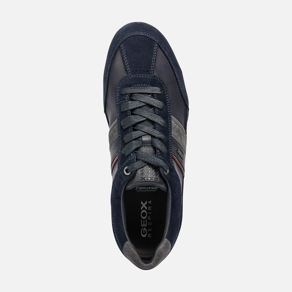 Tenis Geox Homem Azul Marinho - Wells - IQCAF0345